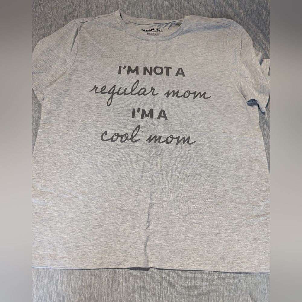 Gray Mom Shirt with Fun Print
